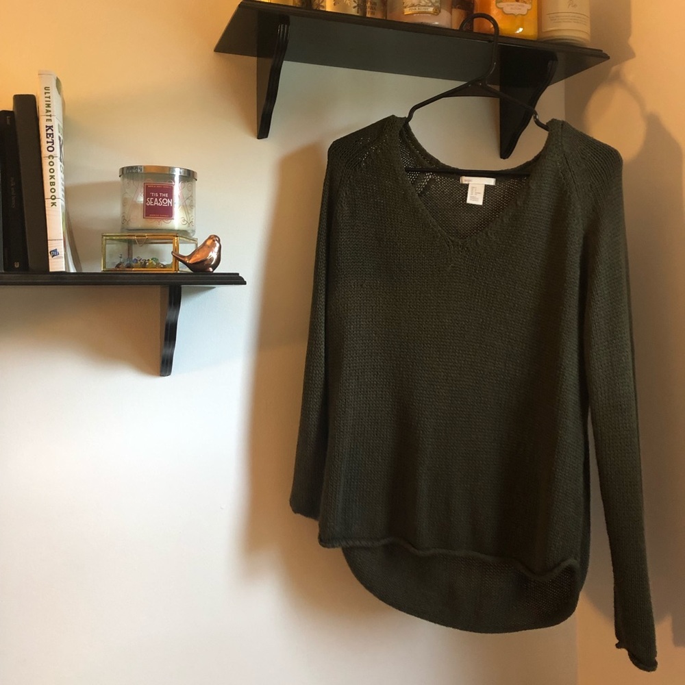 Army Green H&M Sweater